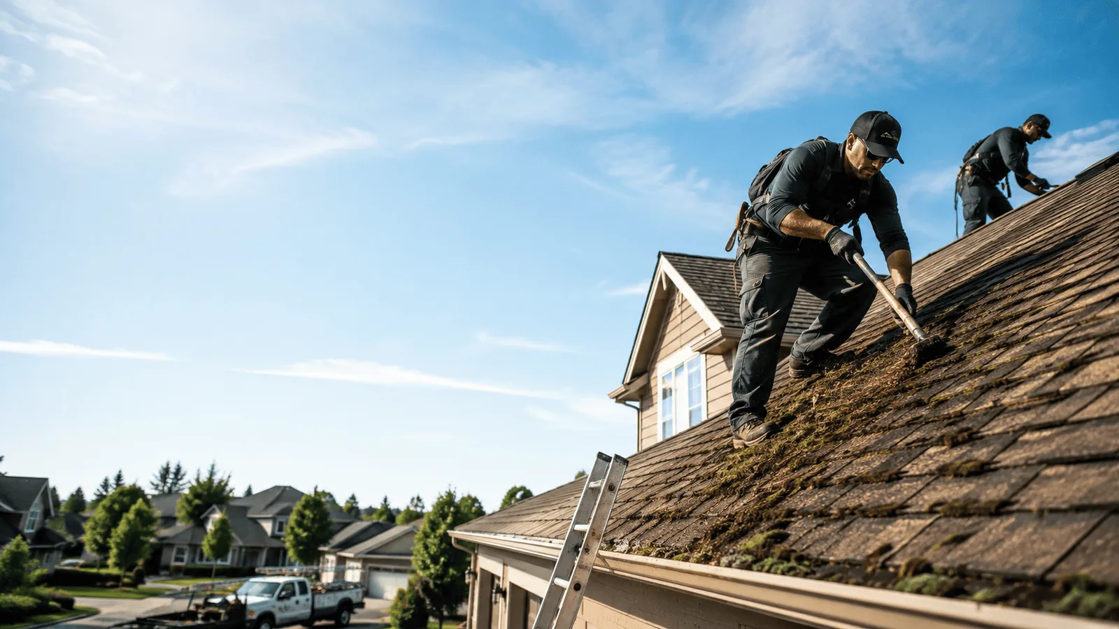 Roof Moss Removal in Honobia, OK near me